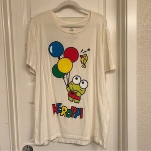 Sanrio Keroppi Cream T-Shirt